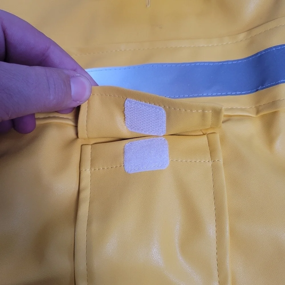 Eddie Bauer Yellow Pet Raincoat NWT Reflective Size Small
